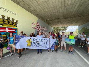 Road to Rome, la presentazione ufficiale del murale del pellegrino