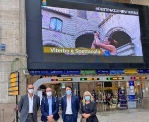 Lo spot promozionale di Viterbo da oggi alla Stazione Centrale di Milano