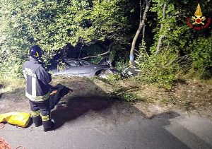 Verona - Incidente - Vigili del fuoco sul posto