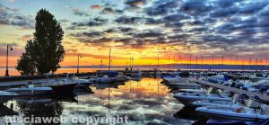 Tramonto al lago di Bolsena