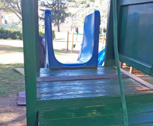 Vejano - I lavori al parco giochi
