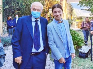 Piero Angela e Francesco Barberini