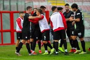 Sport - Calcio - Monterosi - L'esultanza dei biancorossi