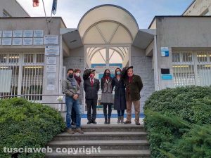 I bersaglieri all'istituto onnicomprensivo di Orte