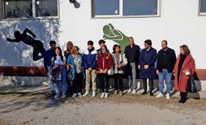 Viterbo - Inaugurato il murales realizzato dai ragazzi dell'Orioli