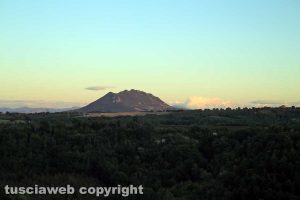 Tramonto sul monte Soratte