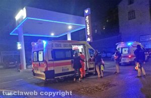 Viterbo - Un intervento di polizia e 118