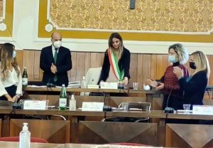 Montefiascone - Consiglio comunale - Il giuramento di Giulia De Santis
