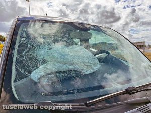 Viterbo - Incidente all'uscita della Superstrada