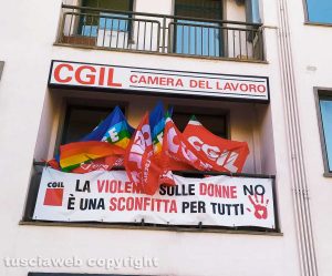 Viterbo - la sede della Cgil di via Saragat