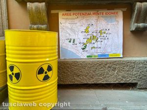 Deposito nazionale rifiuti radioattivi - Le aree idonee della Tuscia