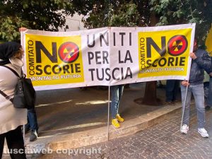 Viterbo - Manifestazione contro il deposito nazionale