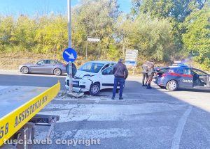 Viterbo - Incidente Tangenziale Ovest