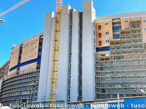 Belcolle - Lavori al corpo A3 dell'ospedale