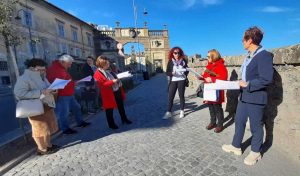 Ronciglione - I sopralluoghi per la passeggiata-racconto
