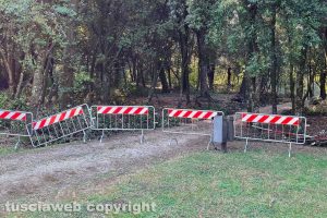 Viterbo - Le transenne a Villa Lante