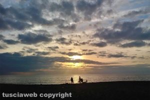 Pescatori a Tarquinia