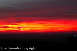 Tramonto a San Martino al Cimino