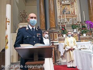 Montefiascone - La celebrazione della Virgo Fidelis - Il maggiore Antonino Zangla
