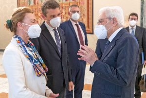 Sergio Mattarella e Marina Pejcinovic Buric