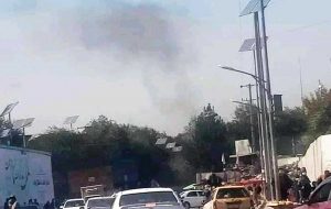 Kabul - Fumo nei pressi dell'ospedale militare Sardar Dawood Khan