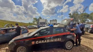 L'intervento dei carabinieri al rave tra Ponte Galeria e Vitinia