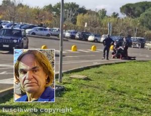 Lo zio di Matias bloccato all'ospedale di Belcolle - Nel riquadro: Ubaldo Marcelli
