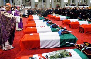 I funerali di stato per i caduti di Nassiriya, 18 novembre 2003