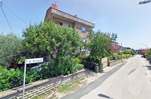 Fabrica di Roma - Via Gramsci in cui è avvenuto l'accoltellamento