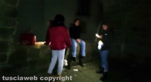 Viterbo - Notte al buio a san pellegrino