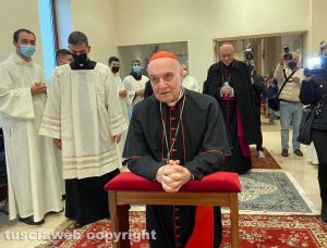 Viterbo - Il cardinale Comastri a Villanova