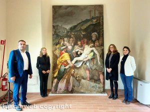 L'avvio del restauro della Sepoltura di Cristo di Gallese