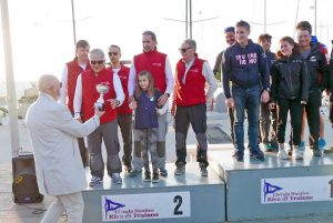 Civitavecchia - La premiazione del primo trofeo velico
