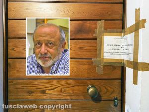 Omicidio delle Saline - Tarquinia - La casa sequestrata a San Martino - Nel riquadro: Claudio Cesaris