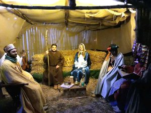 Viterbo - Parrocchia del Sacro cuore - Un'edizione del Presepe vivente