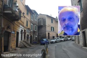 Bassano Romano - Nel riquadro: Fausto Mentuccia