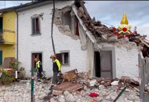 Pistoia - Palazzina crollata