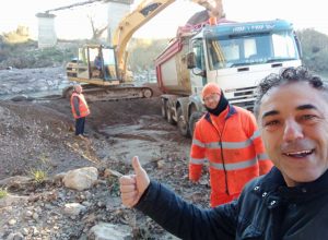 Tarquinia - I lavori della Sat al Mignone