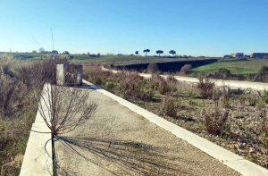Roma - Il cantiere nella zona di Castelverde