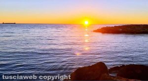 Tramonto a Civitavecchia