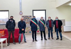 Civita Castellana - Il sindaco Giampieri e l'assessore Angeletti visitano il centro Alzheimer