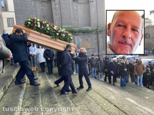 Viterbo - I funerali di Enzo Colasuonno