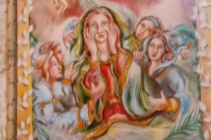 Ronciglione - Uno dei dipinti di Antonella Rossana