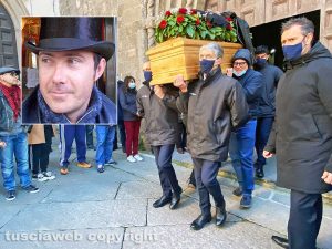 Viterbo - I funerali di Fabio Marchetti