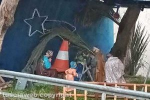 Arlena - Il presepe vandalizzato