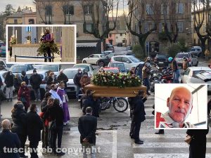 Viterbo - La Quercia - I funerali di Enzo Colasuonno