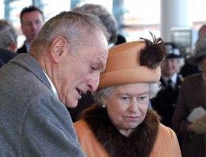 Richard Rogers con la regina Elisabetta