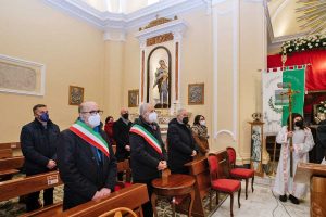 Sepino - L'assessore di Bolsena Roberto Basili alla festa di santa Cristina