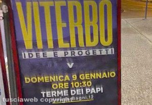 Il manifesto di Lega, FdI e Fondazione