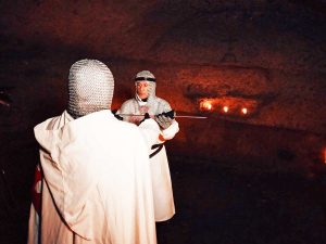 Viterbo sotterranea - La rievocazione dei cavalieri templari